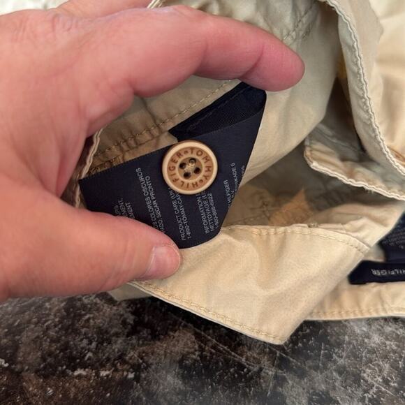 Tommy Hilfiger Khaki Roll Cuff Shorts Size 6 - Picture 6 of 6
